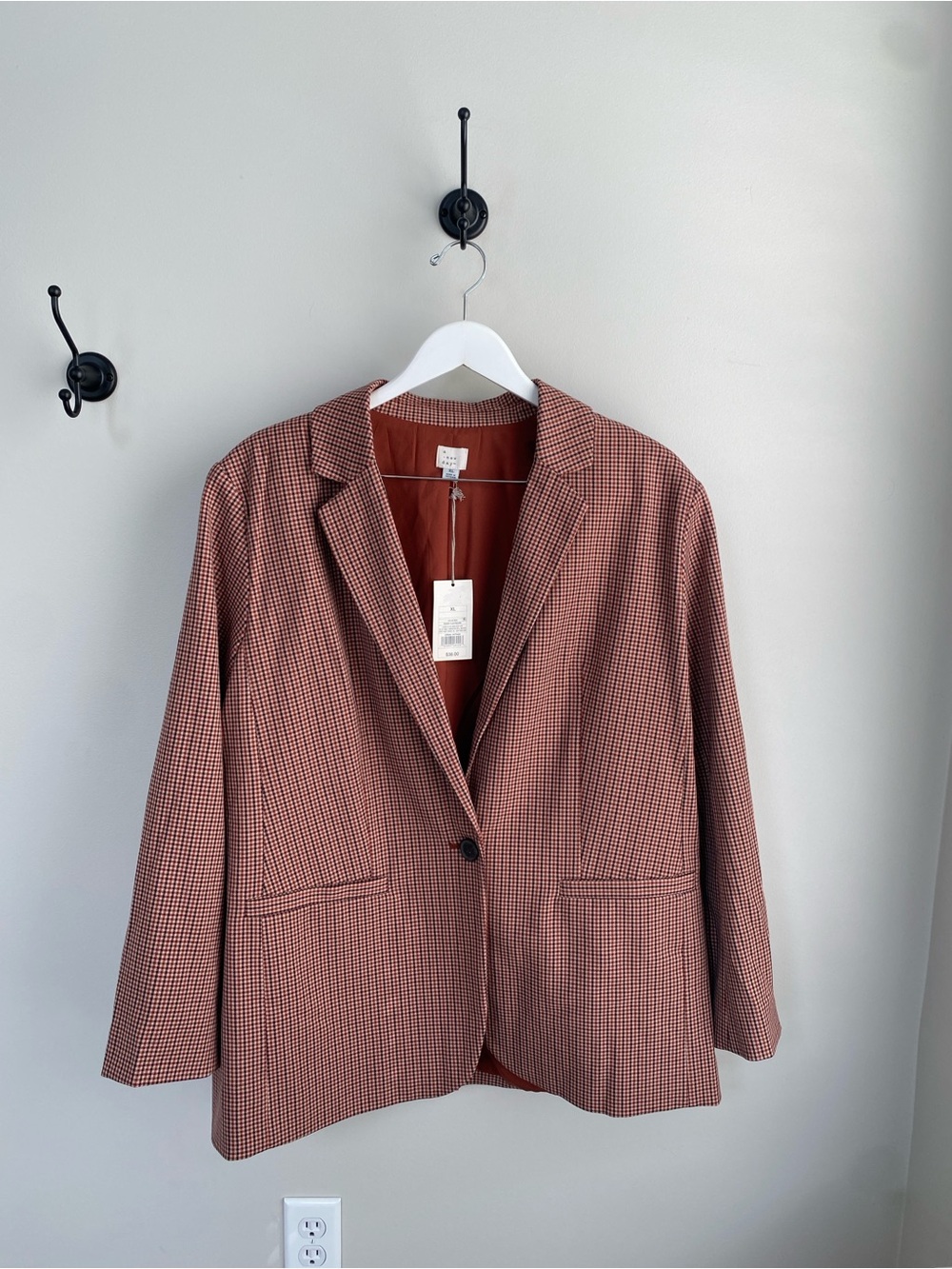 NEW ✨ A New Day Houndstooth Boyfriend Capsule Autumn Blazer